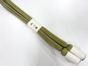 未使用品　正絹　撚り房　手組帯締め